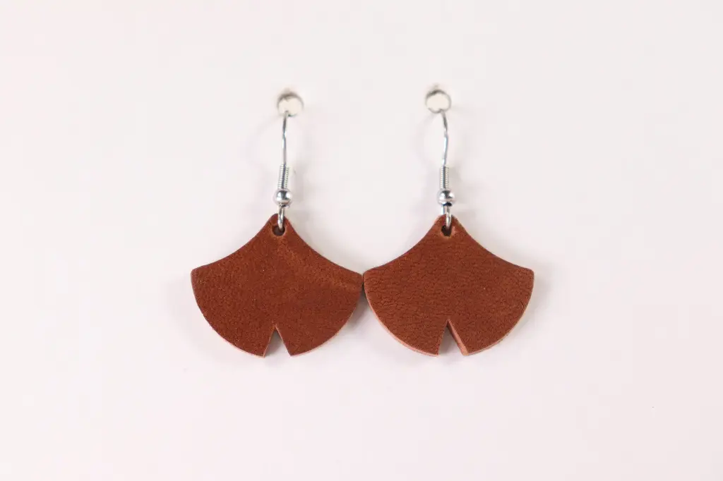 Boucles d'oreilles "Ginkgo"