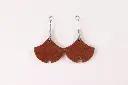 Boucles d'oreilles "Ginkgo"