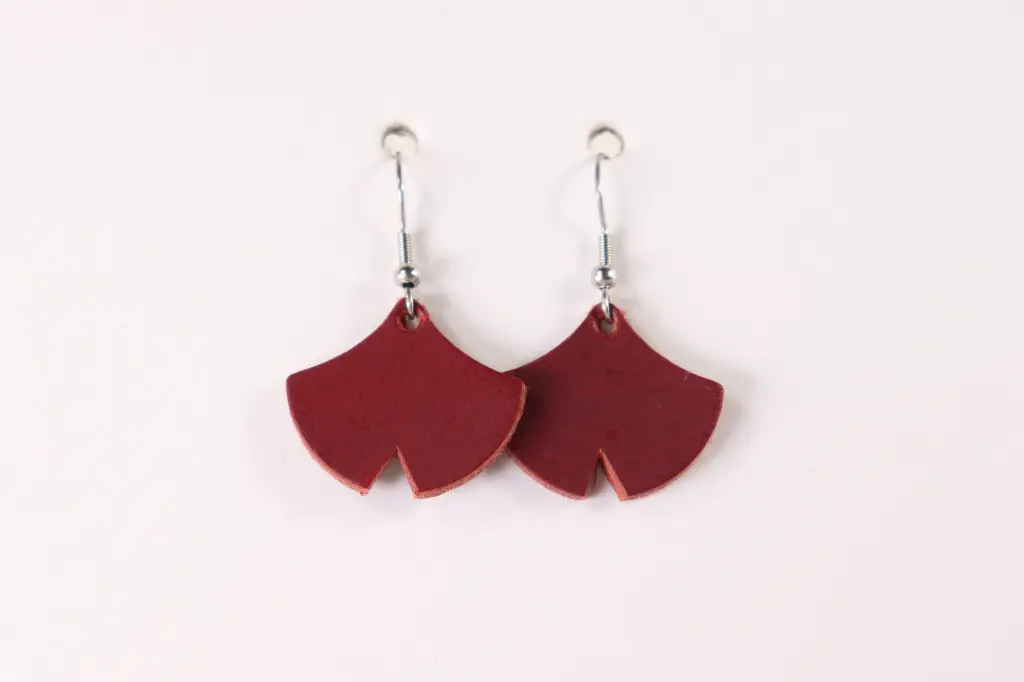 Boucles d'oreilles "Ginkgo"